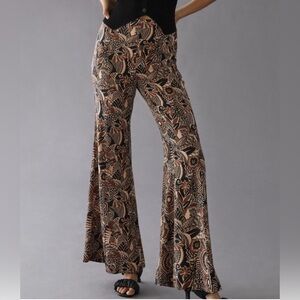 Anthropologie Drapey Flare Pants Size‎ 12P